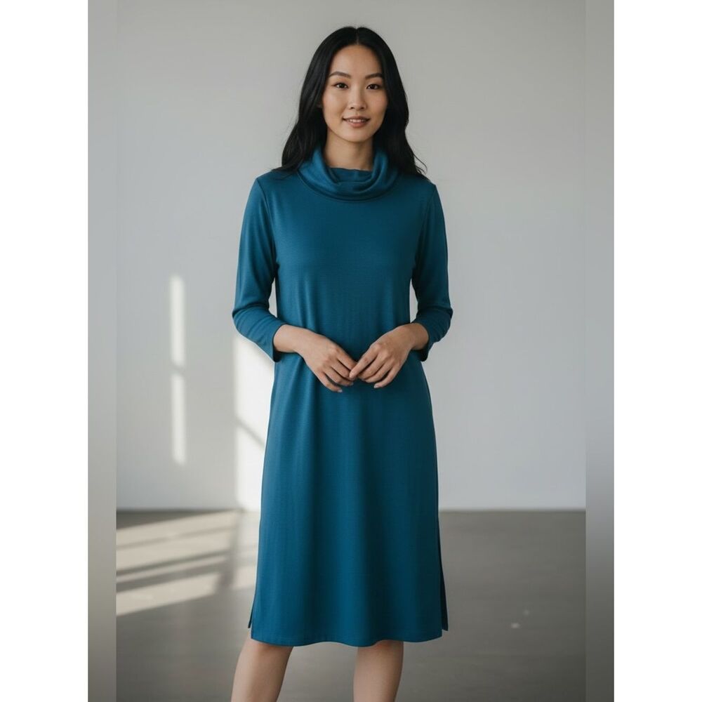 VLD Twilight Cowl Neck Tunic Dress Size Small
